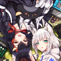 This is a pixiv picture whose title is フブミオ.