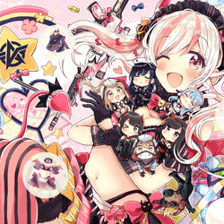 This is a pixiv picture whose title is 荒野行動えなこラボ.