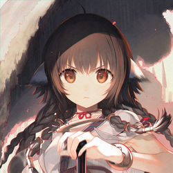 This is a pixiv picture whose title is 天威戦塵を穿つ.