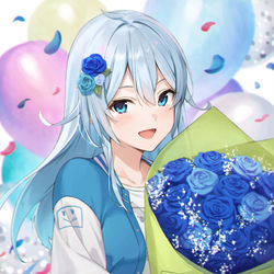 This is a pixiv picture whose title is 🎂🎉.