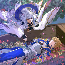 This is a pixiv picture whose title is 無題.