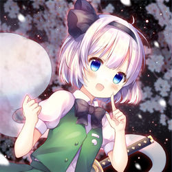 This is a pixiv picture whose title is 妖夢ちゃん.