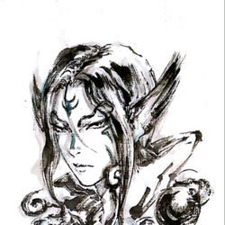 This is a pixiv picture whose title is 【極道畫師】沙悟浄.