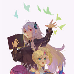 This is a pixiv picture whose title is まじょたち.