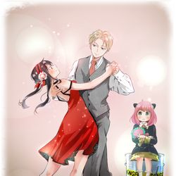 This is a pixiv picture whose title is SPY×FAMILY.