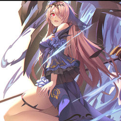This is a pixiv picture whose title is Fallen Rosemary_Rita Rossweisse.