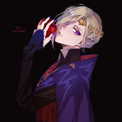 This is a pixiv picture whose title is 👑.
