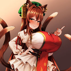 This is a pixiv picture whose title is おねえ橙.