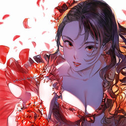 This is a pixiv picture whose title is 🌹𝑹𝒆𝒅 𝒇𝒍𝒐𝒘𝒆𝒓.