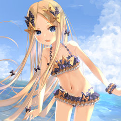 This is a pixiv picture whose title is 水着アビーちゃん.