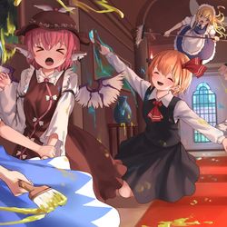 This is a pixiv picture whose title is いたずら大作戦.