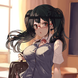 This is a pixiv picture whose title is 「早く帰りましょう」.