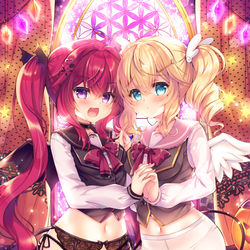 This is a pixiv picture whose title is ねぇどっちがすき？.