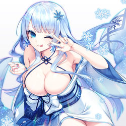 This is a pixiv picture whose title is ❄.