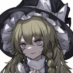 This is a pixiv picture whose title is 落描き魔理沙.