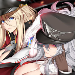 This is a pixiv picture whose title is Iron Blood.