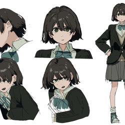 This is a pixiv picture whose title is キャラデザ.