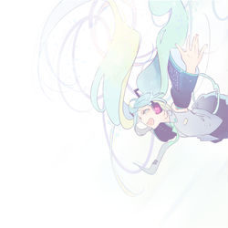 This is a pixiv picture whose title is 初音ミクの消失.