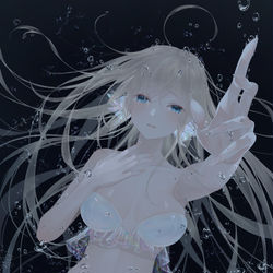 This is a pixiv picture whose title is 人魚姫リメイク.