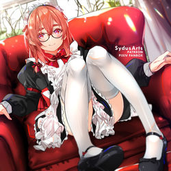 This is a pixiv picture whose title is Sumi Maid.