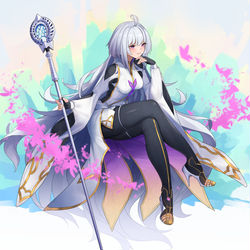 This is a pixiv picture whose title is =.=.