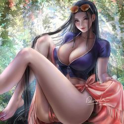 This is a pixiv picture whose title is [One piece] Nico Robin.