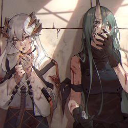 This is a pixiv picture whose title is 危機契約#0.