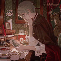 This is a pixiv picture whose title is 2秒前.