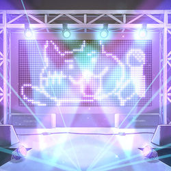 This is a pixiv picture whose title is 長尾景・VΔLZ専用ライブハウス勝手に描いたやつ.