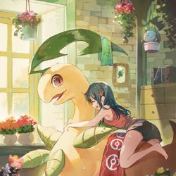 This is a pixiv picture whose title is 水遊び.