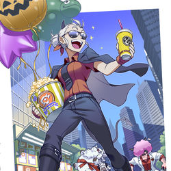 This is a pixiv picture whose title is ジャスティス兄貴.