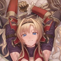 This is a pixiv picture whose title is ゼタさんが無言で見つめてくるんです。.
