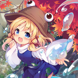 This is a pixiv picture whose title is 諏訪子さま.