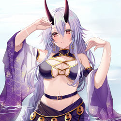 This is a pixiv picture whose title is 巴さん水着.