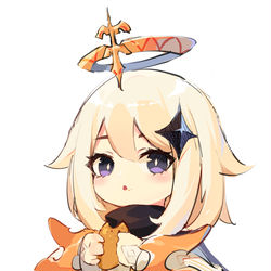This is a pixiv picture whose title is 派蒙.