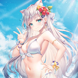 This is a pixiv picture whose title is ☆.