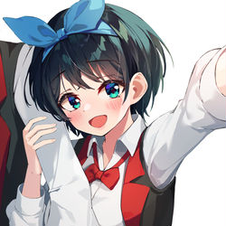 This is a pixiv picture whose title is ★.