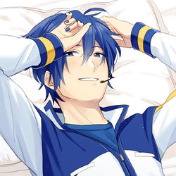 This is a pixiv picture whose title is 最近のKAITO.