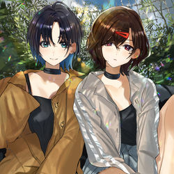 This is a pixiv picture whose title is とおまど　ペアルック.