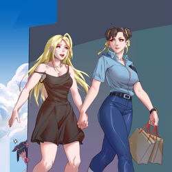 This is a pixiv picture whose title is Juri's jealousy.