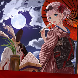 This is a pixiv picture whose title is 花より団子.