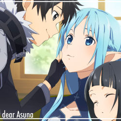 This is a pixiv picture whose title is happy  birthday Asuna.