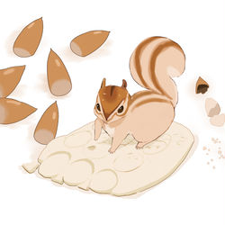 This is a pixiv picture whose title is どんぐりクッキー.