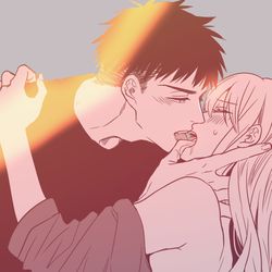 This is a pixiv picture whose title is 【商業情報】指先から本気の熱情（87~88話配信開始）.