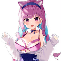 This is a pixiv picture whose title is 这夸大吗.