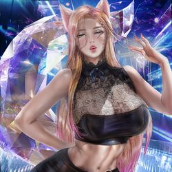This is a pixiv picture whose title is [League of Legends] Baddest Ahri.