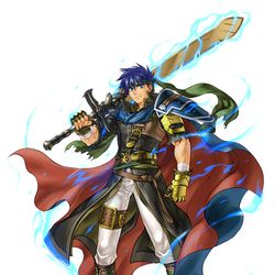 This is a pixiv picture whose title is ファイアーエムブレムサイファ / 蒼炎と神剣の英傑 アイク.