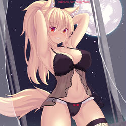This is a pixiv picture whose title is Tiffy in Fishnets!! ~~.