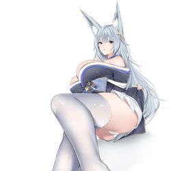 This is a pixiv picture whose title is 信濃.