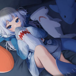 This is a pixiv picture whose title is gura.